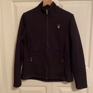 Black Spyder Full Zip Core Sweater - Women’s L